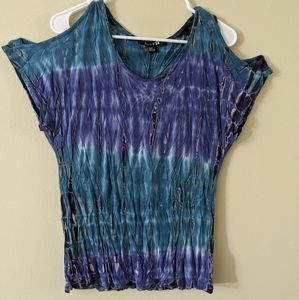 Tie dye could shoulder too